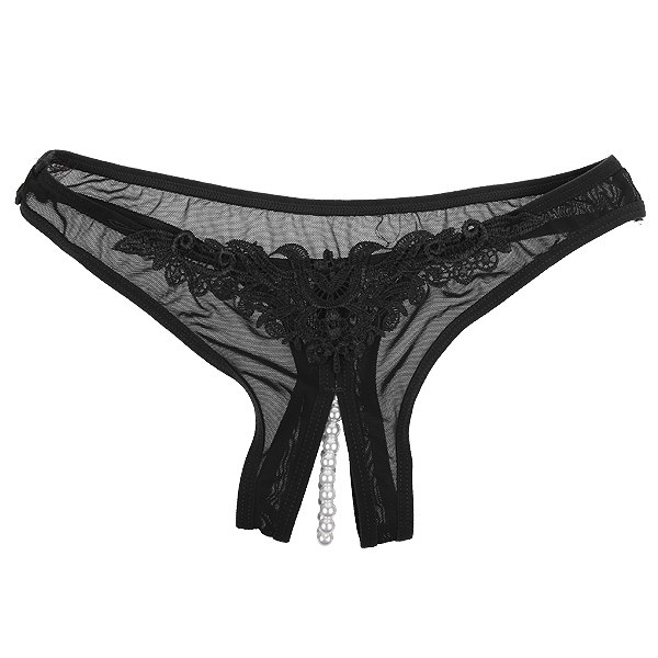 Lencería Sexy Tanga V String Calzoncillos Perla Tanga Entrepierna Abierta Ropa Interior Mujer Ebay 7082