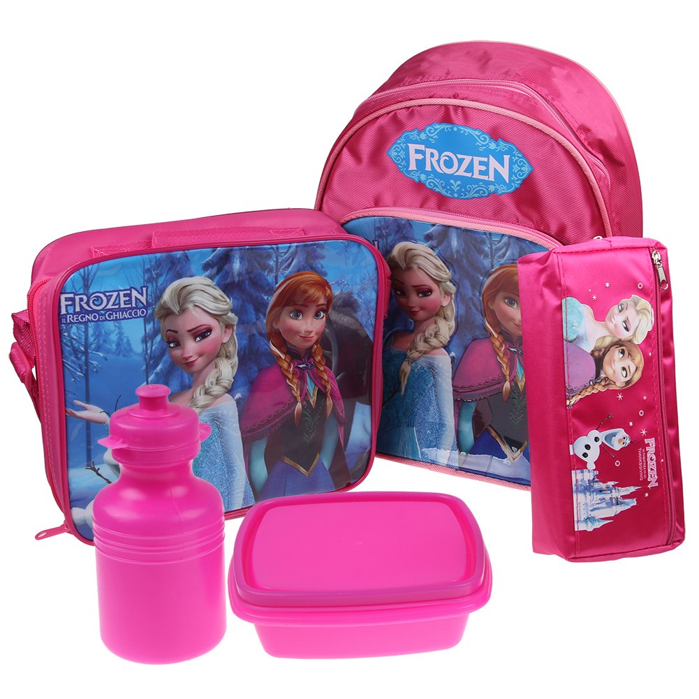 frozen backpack with lunch bag