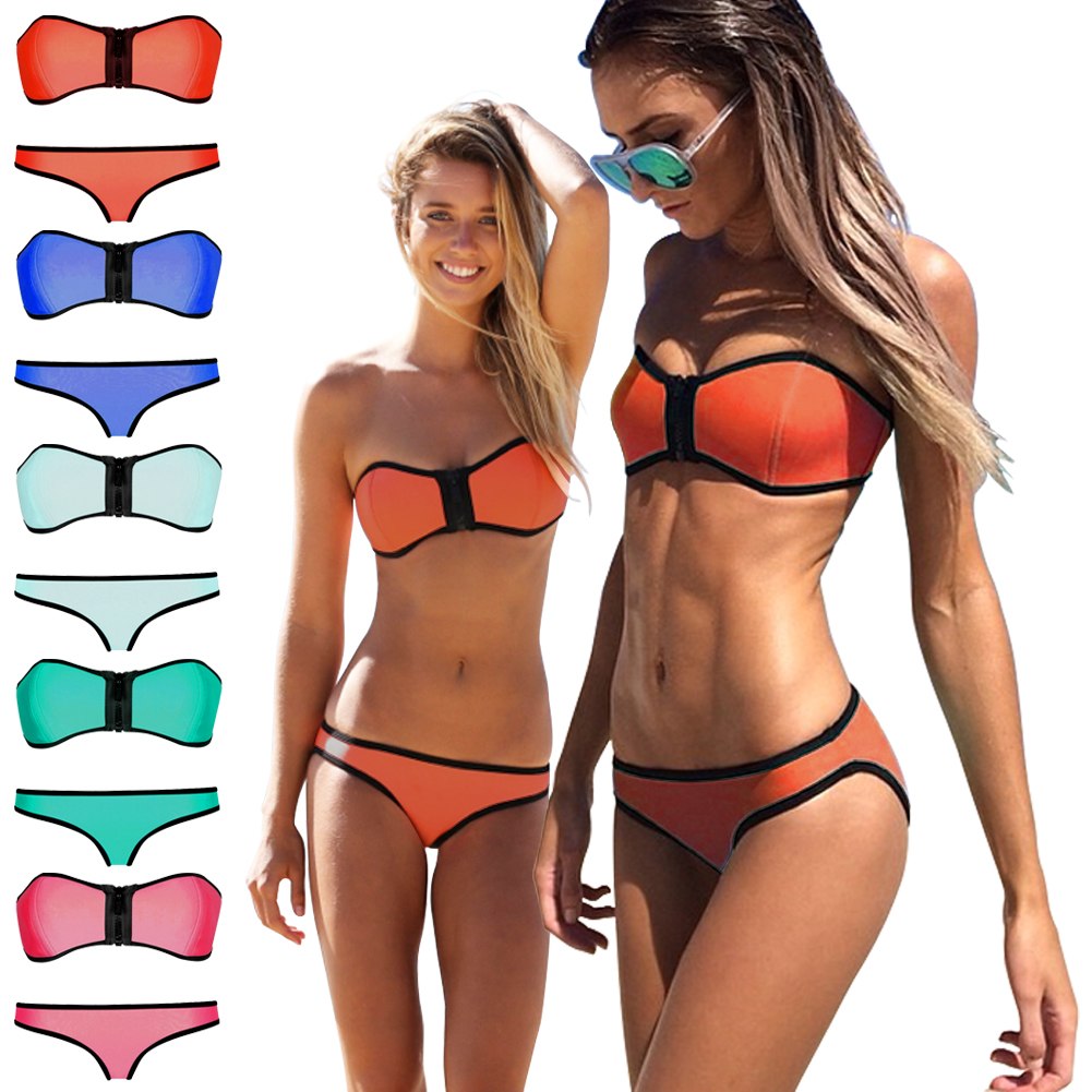 front closure bikini top