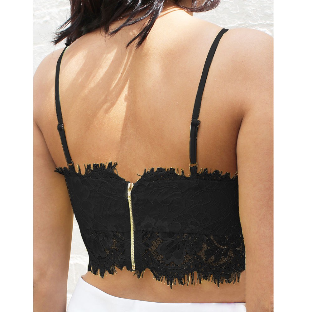 Sexy Women Lace Floral Bralette Bralet Bra Bustier Crop Top Camisole Tank Blouse Ebay 6529