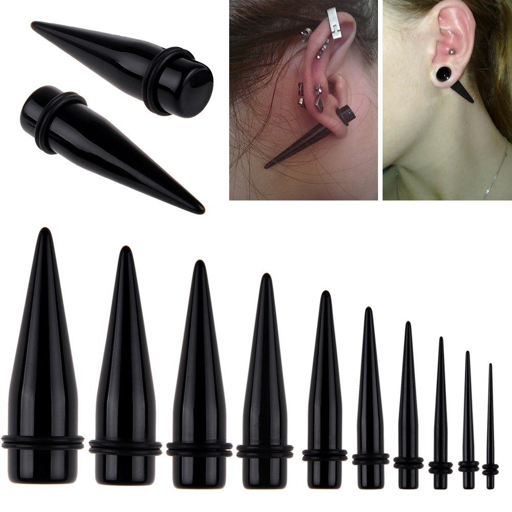 Ear Tapers Stretchers Expanders Ear Stretching Kit Acrylic Taper Sets