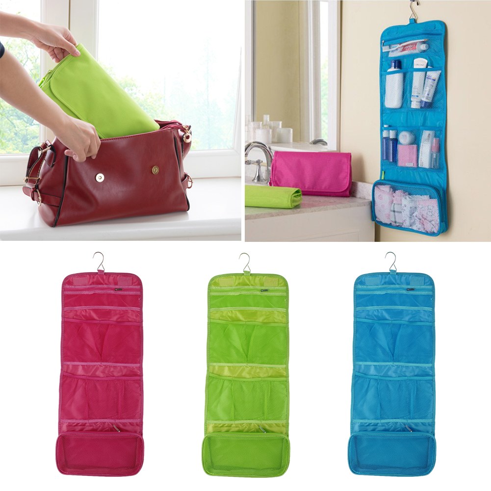 Womens Ladies Mens Wash Bag Travel Toilet Hanging Toiletries Makeup Bag