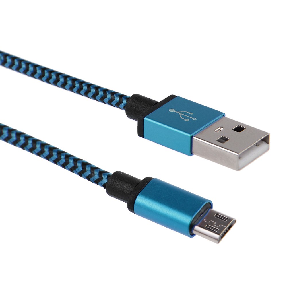 Aluminum Metallic Braided Micro Usb Data Sync Charger Cable For Android Phones Ebay 1658