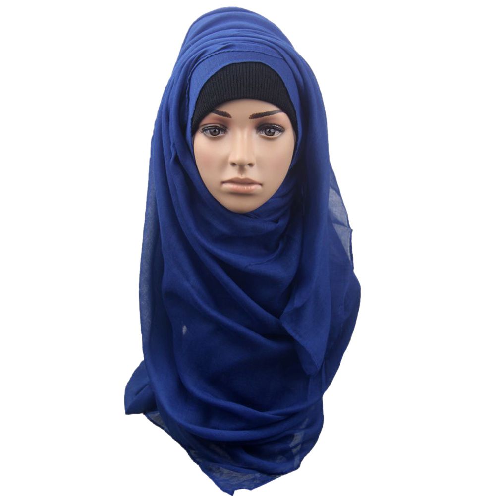 Fashion Women Large Scarf Muslim Shawl Scarf Head Cover Headscarf Hijab Muffler Ebay 4736