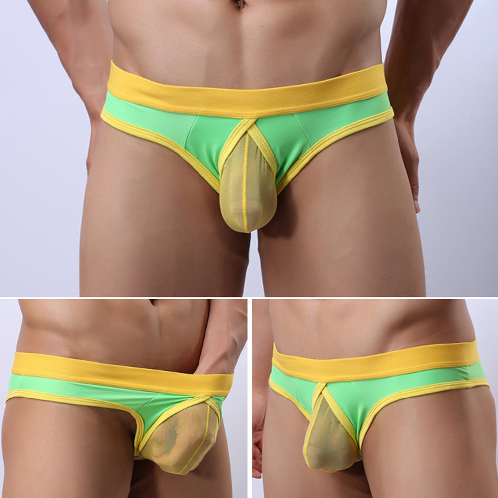 Soft Sexy Underwear Mens Boxer Briefs Shorts See Through Bulge Pouch Underpants Ebay 9688